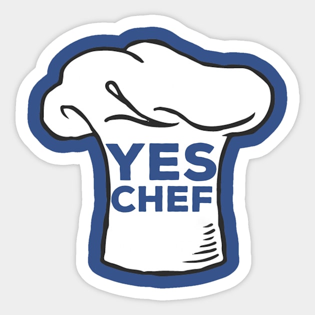 Yes Chef Sticker by Mt. Tabor Media